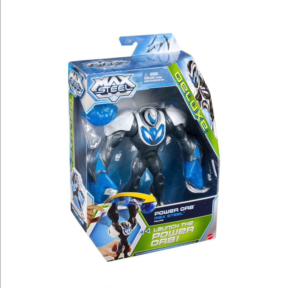 MATTEL Max Steel Deluxe Turbo Team-Up Power ORB Max Steel Action Figure